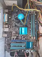 Motherboard with Ram And Processor