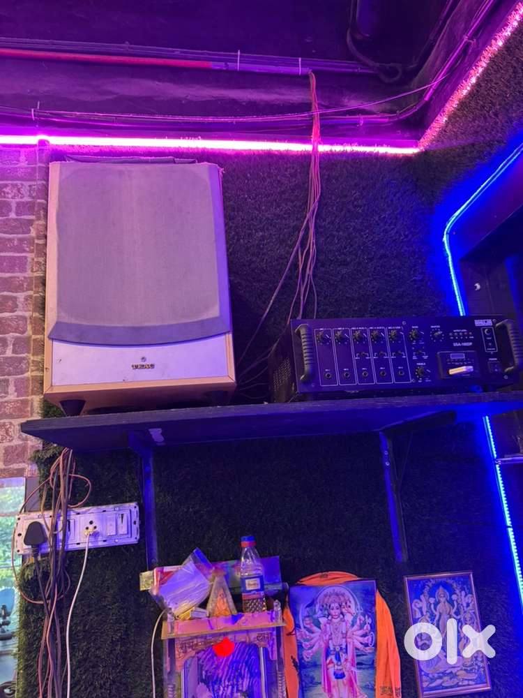 Amplifier with woofer