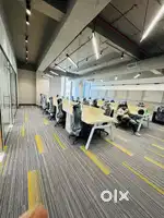 Luxury office space 120 seats 5 cabin reception waiting area