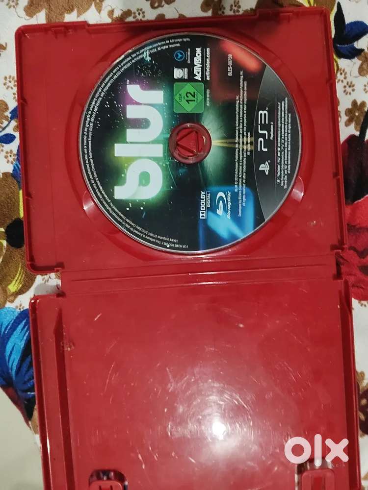 PS3 game cd blur