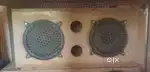 6inch 2 speakers  length 20inch  height 10invh