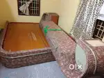 6×6 bed with full space for clothes and items to keep in it