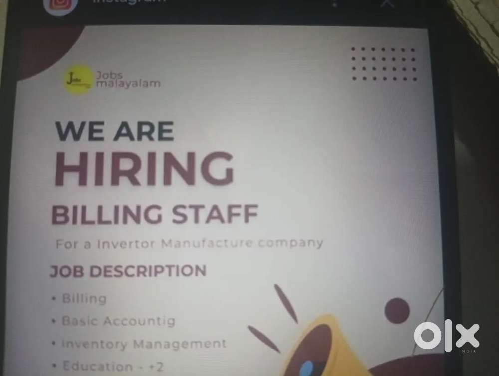Need female billing staff for Spa