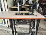 Novel sewing machine half steel