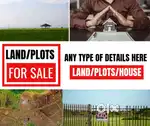 Sahaspur me 10 desmil jarnal plot 25ft ka road hai.