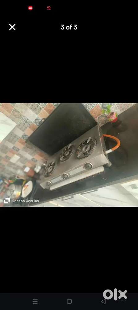Gas stove 3 burner