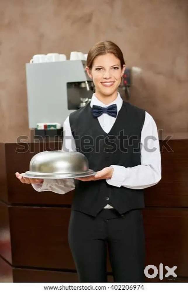 Female waiter for Hookah Cafe at night shift