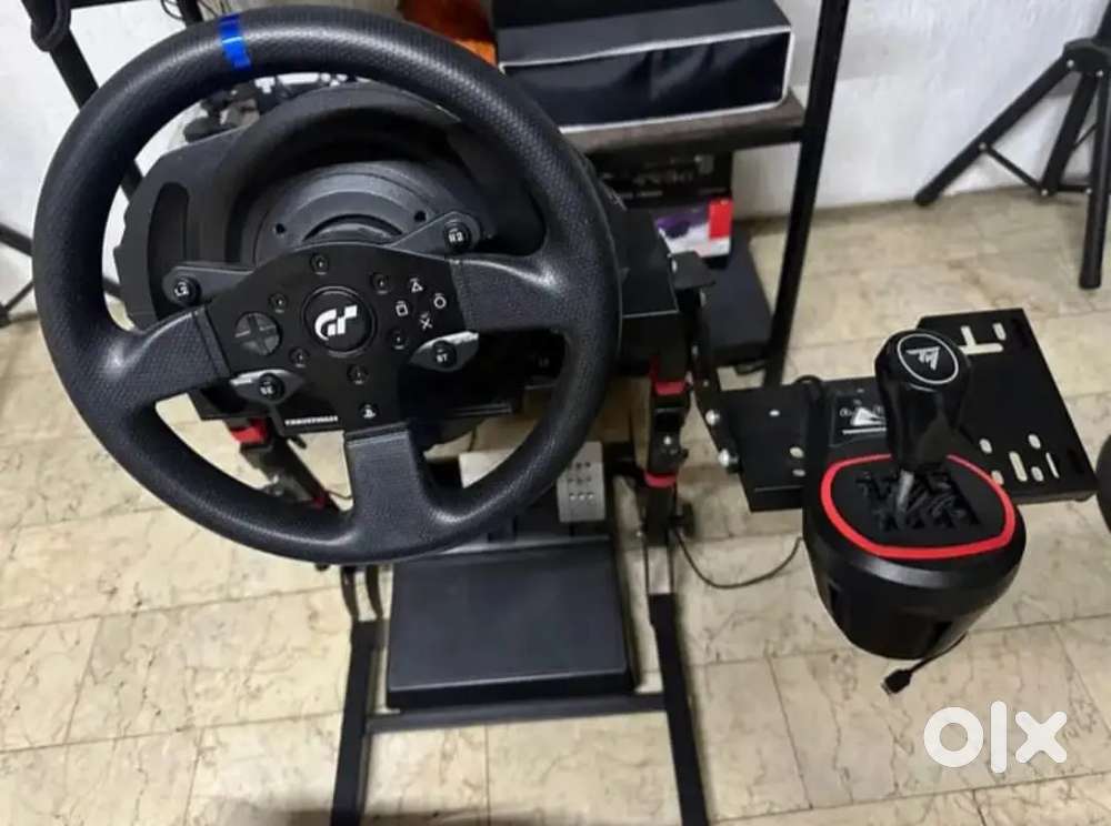 Thrustmaster T300 RS GT Racing Wheel + TH8S Shifter Bundle for PS5