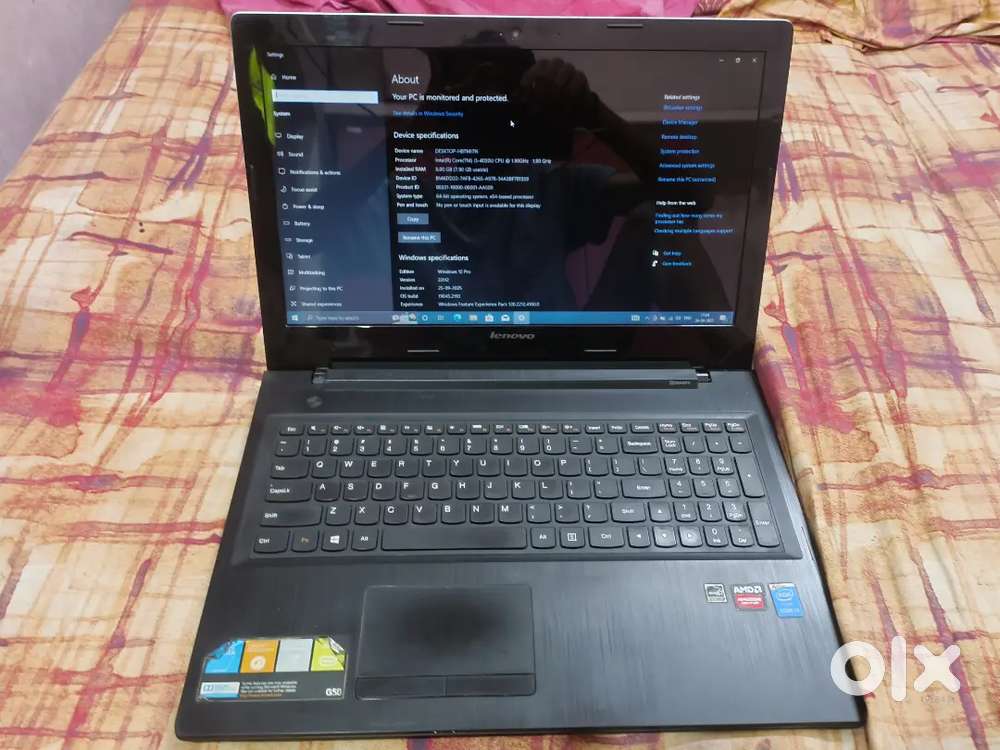 Lenovo Gamer Laptop i3 4th gen 2gb gpu (12gb/256gb+500gb)