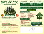 OMR  & GST PLOTS FOR SALE NEAR Thiruporur