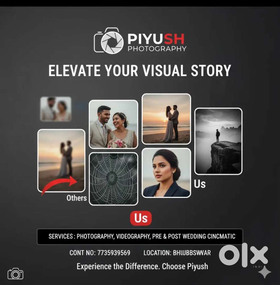 PHOTOGRAPHY SERVICES RS 3999 & PODCAST AVVALIABLE 1500