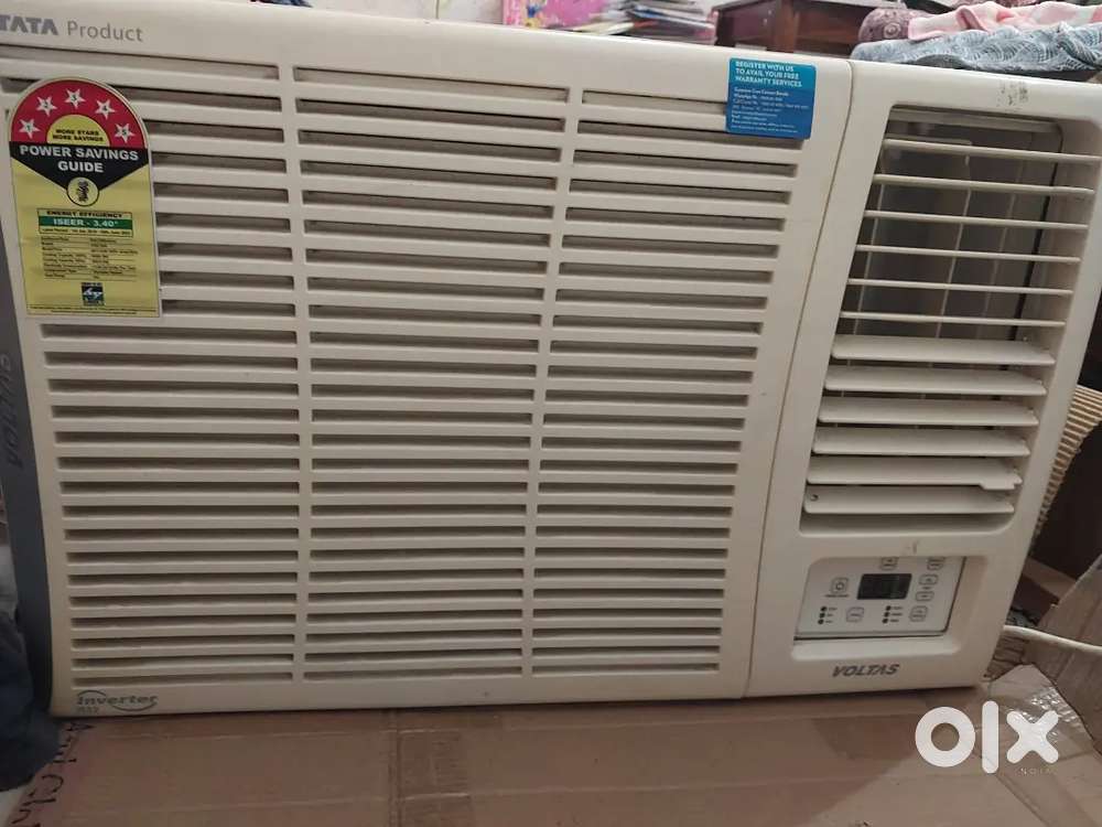 Voltas 1.5 ton window AC , 5 star. One season used. Almost new