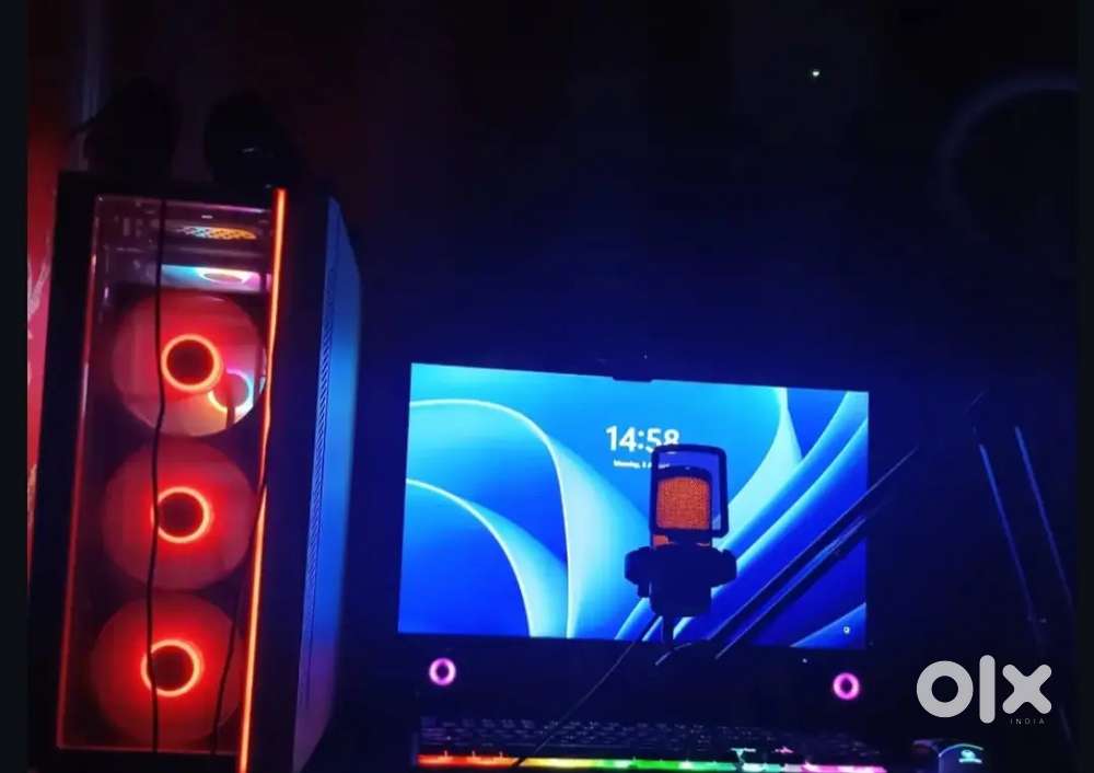 4K Editing + Gaming PC Setup  RTX 5060  Ryzen 5600G  32GB RAM