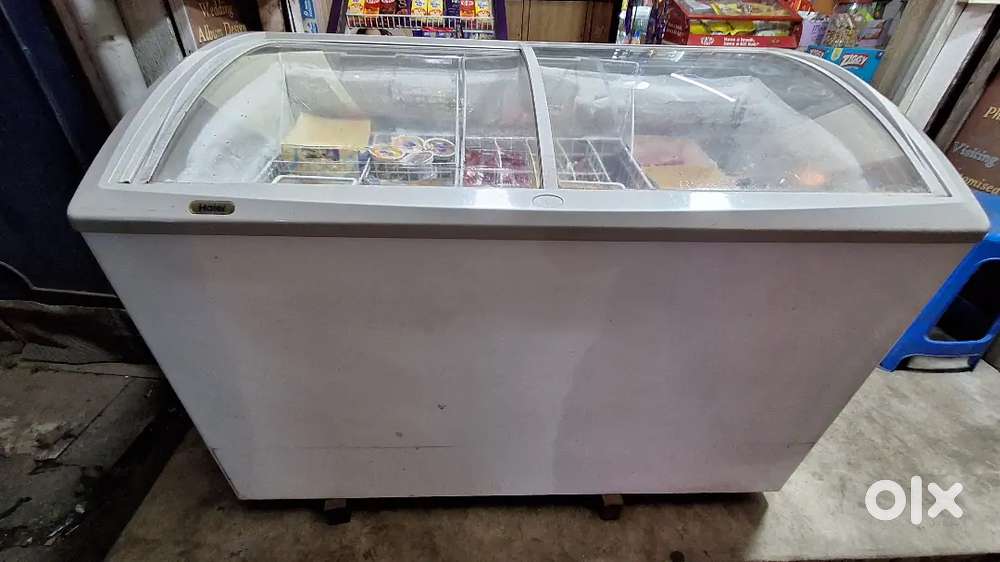 Haier 400lt Glasstop Deep Freezer