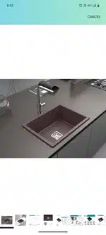 Hardstone Granite Quartz Kitchen Sink