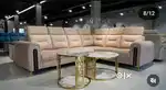 L shape sofa set with comfortable headrest and Best colour