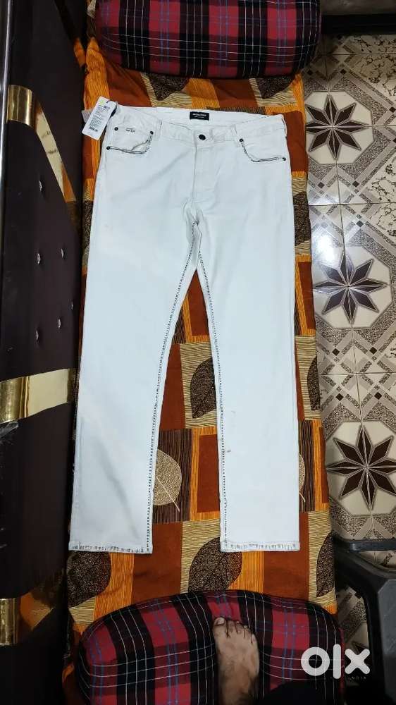 Winter jackets and jeans