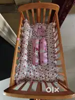 Babyhug wooden cradle (jhula)