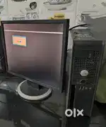 Samsung monitor, dell cabinet in running condition for sell