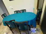 Wooden dining table