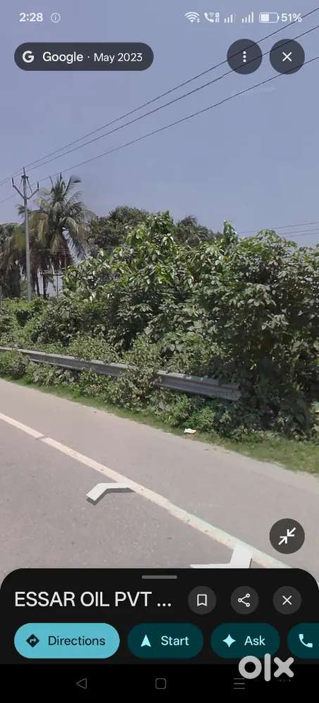 Land for sale highway facing in pathsala
