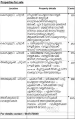 Properties for sale in Chittar, Pathanamthitta dist