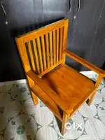 Teakwood head master chair