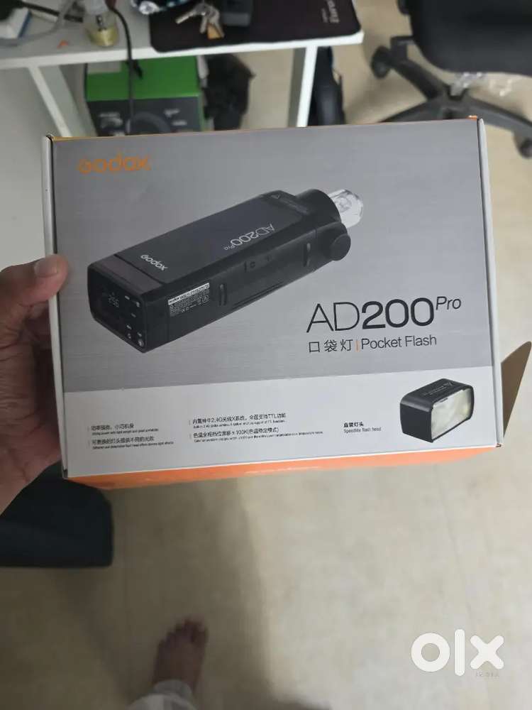 Godox ad 200 pro and godox v1 , open box without bill
