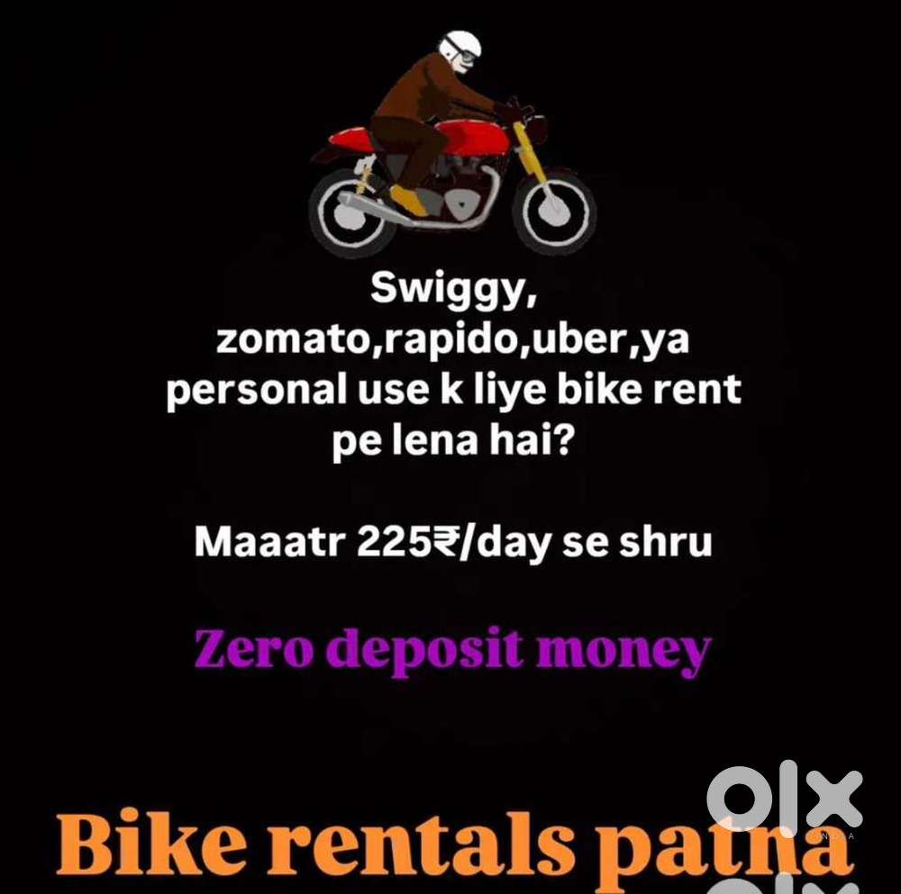 Khudki bike nahi hai to humse bike rent pe leke earn karo