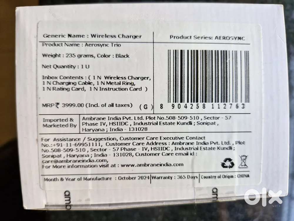 3 IN 1 Wireless Charger