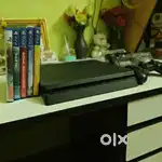 PS4 SLIM+ 5 AAA GAMES+ 2 BRAND NEW CONTROLLER