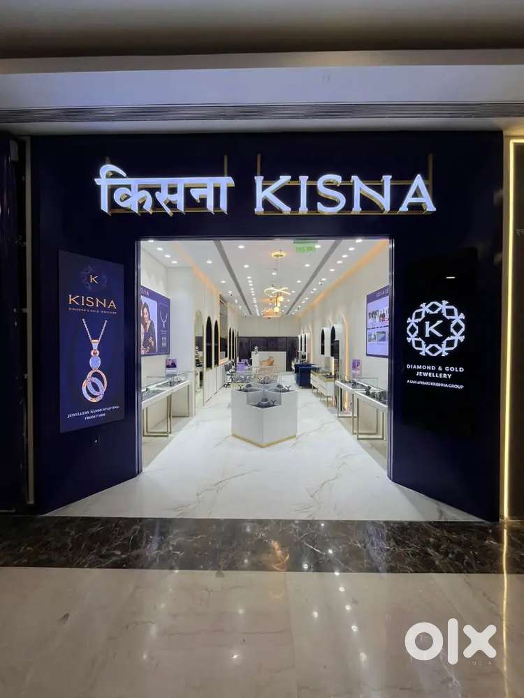 KISNA ज्वैलरी SHOWROOM में लड़के और लड़कियों की जरूरत है।