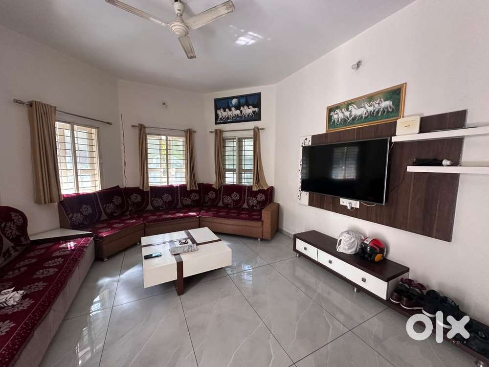4bhk furnished bungalow on rent rs 65000 at south bopal Ahmedabad