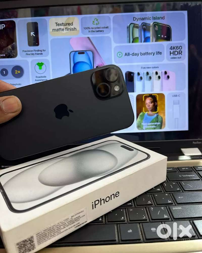 iPhone 15 128 GB black used mobile