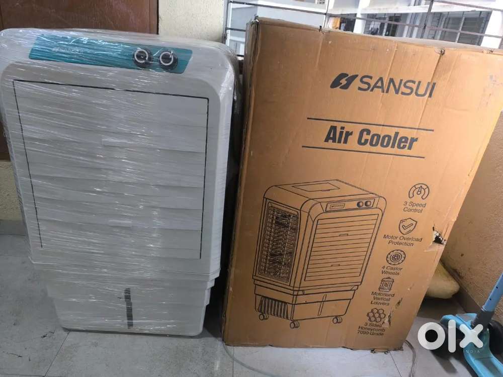 Sansui air cooler 78 liter new seal pack with 4 month warranty