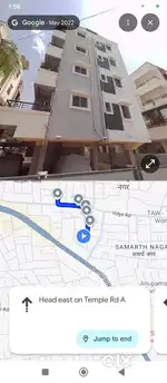 1 bhk flat 2 bathroom