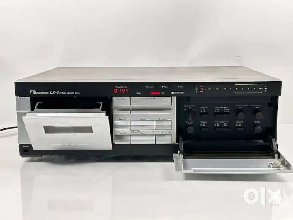 Variety of Cassette Tape Decks