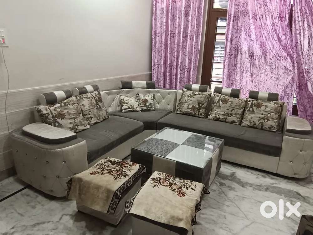 8 seater L shape sofa