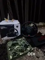 Ps 4 limited edition with steering wheel of Lamborghini.