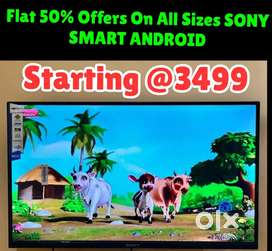 Starting @3499 ONLY SONY SMART 4K ANDROID LED TV BOOKING NOWv