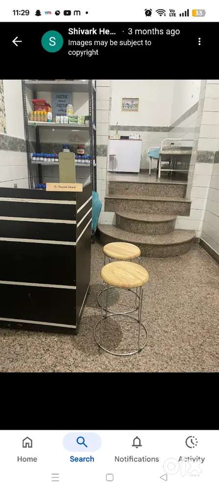 Comercial shop on road for rent 20000 per month