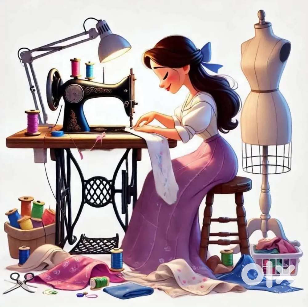 Lady tailor master Cutting & stiching