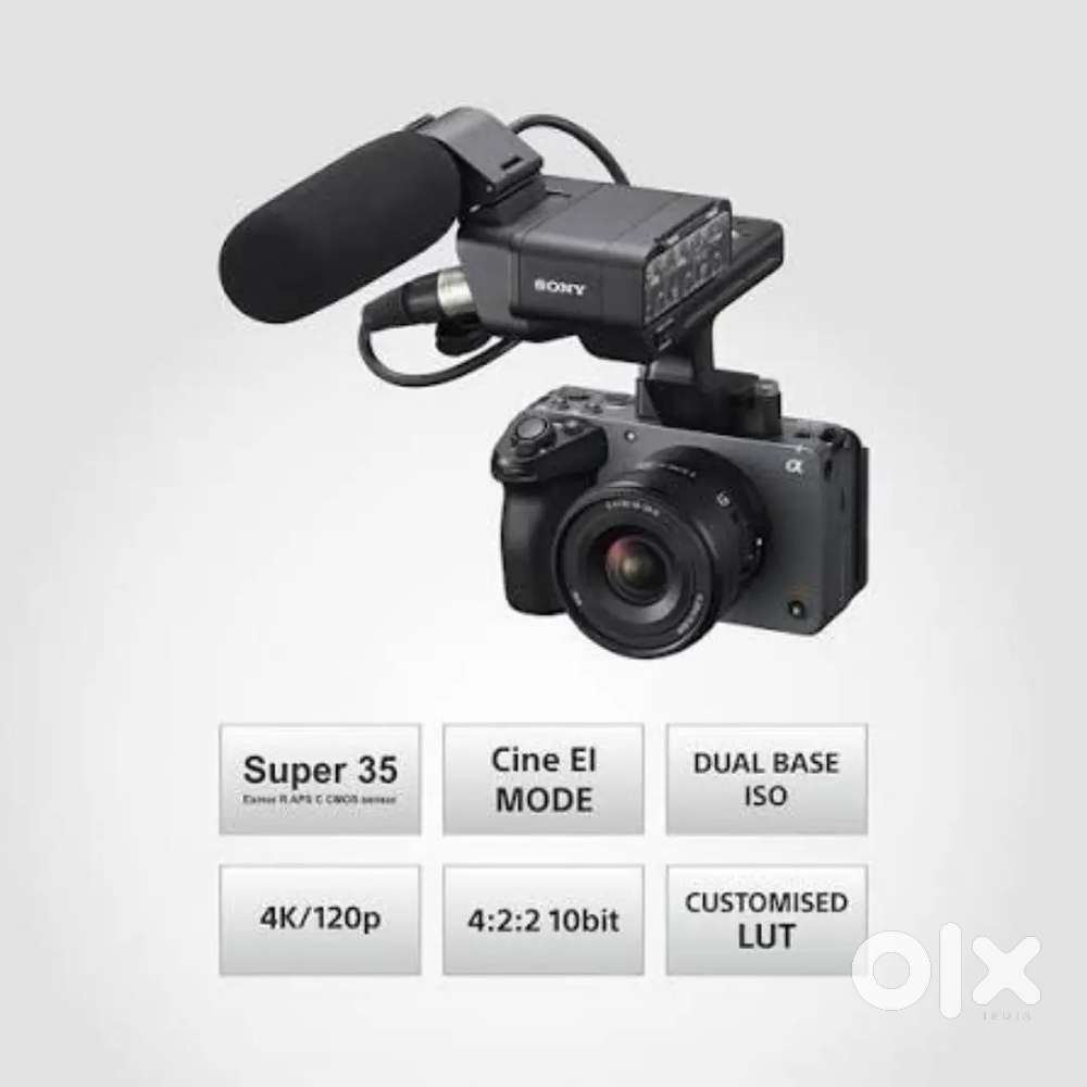 SONY FX 30 RENTAL WITH MAN & VIDEO EDITING