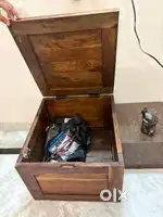 Antique Wooden Sandook – Tea Table cum Storage for Living Room