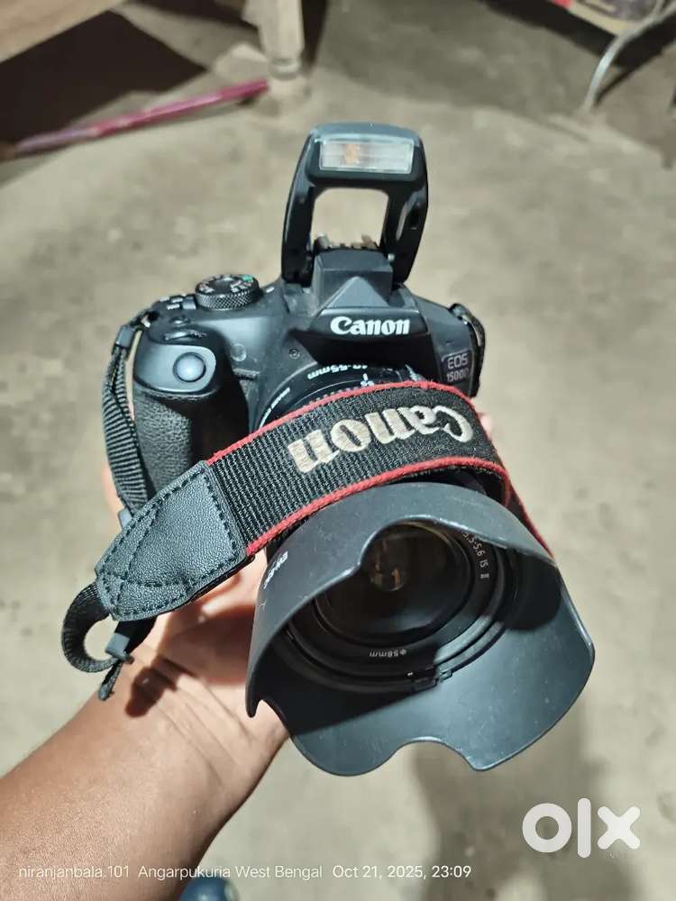EOS Canon 1500D DSLR 18 to 55 mm IS Lens