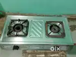 Gas chulha 2 burner wala 350 , 1 burner wala 250