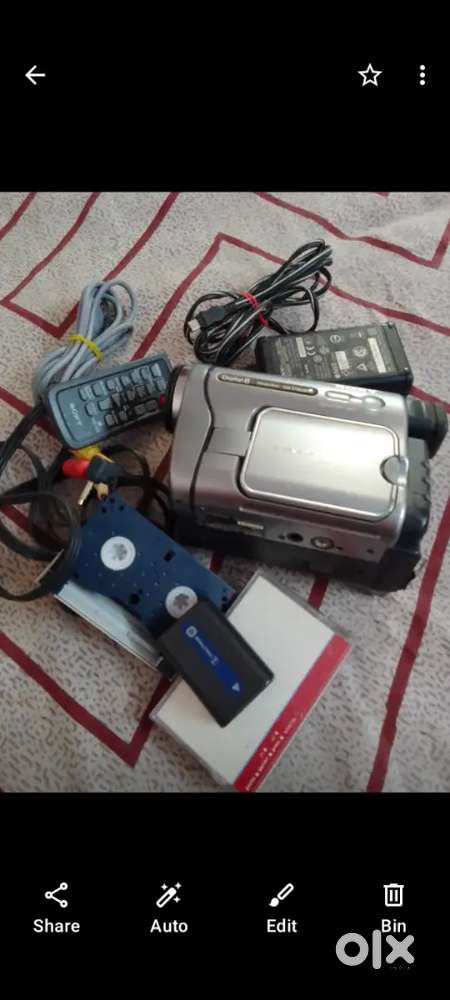 Sony D8  cassette camcorder