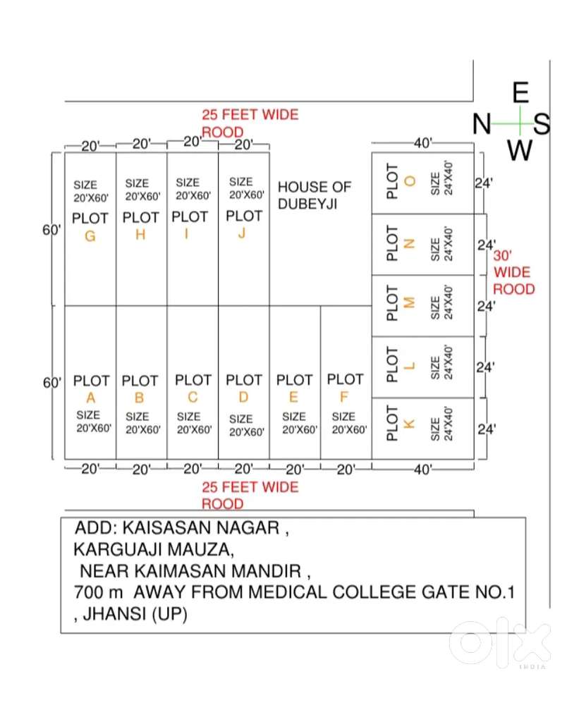 Plot for sale in karguwa