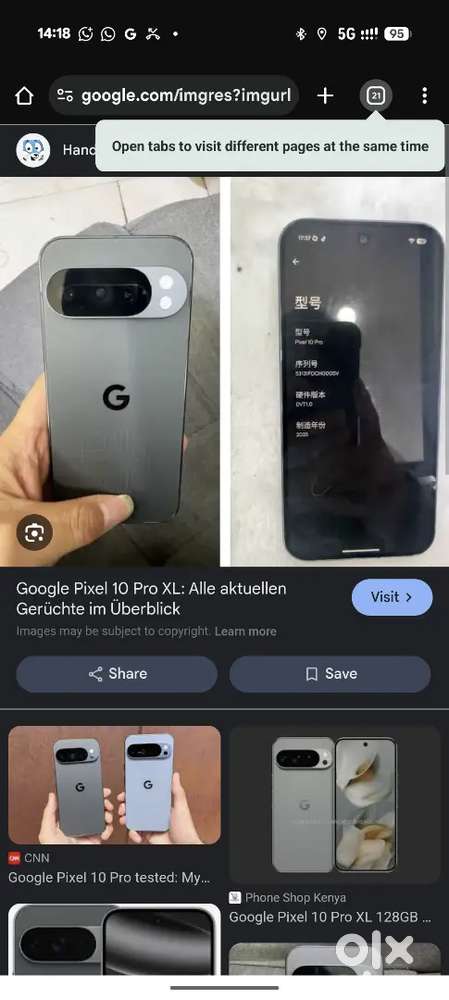 10 days old Pixel 10 pro XL for sell