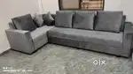 Brand New L Type Velvet Sofa